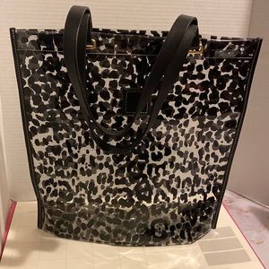 Clear pvc tote bag